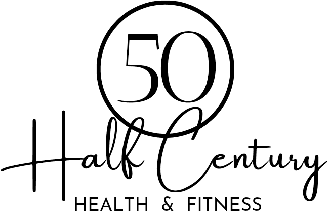 Half century health and fitness logo